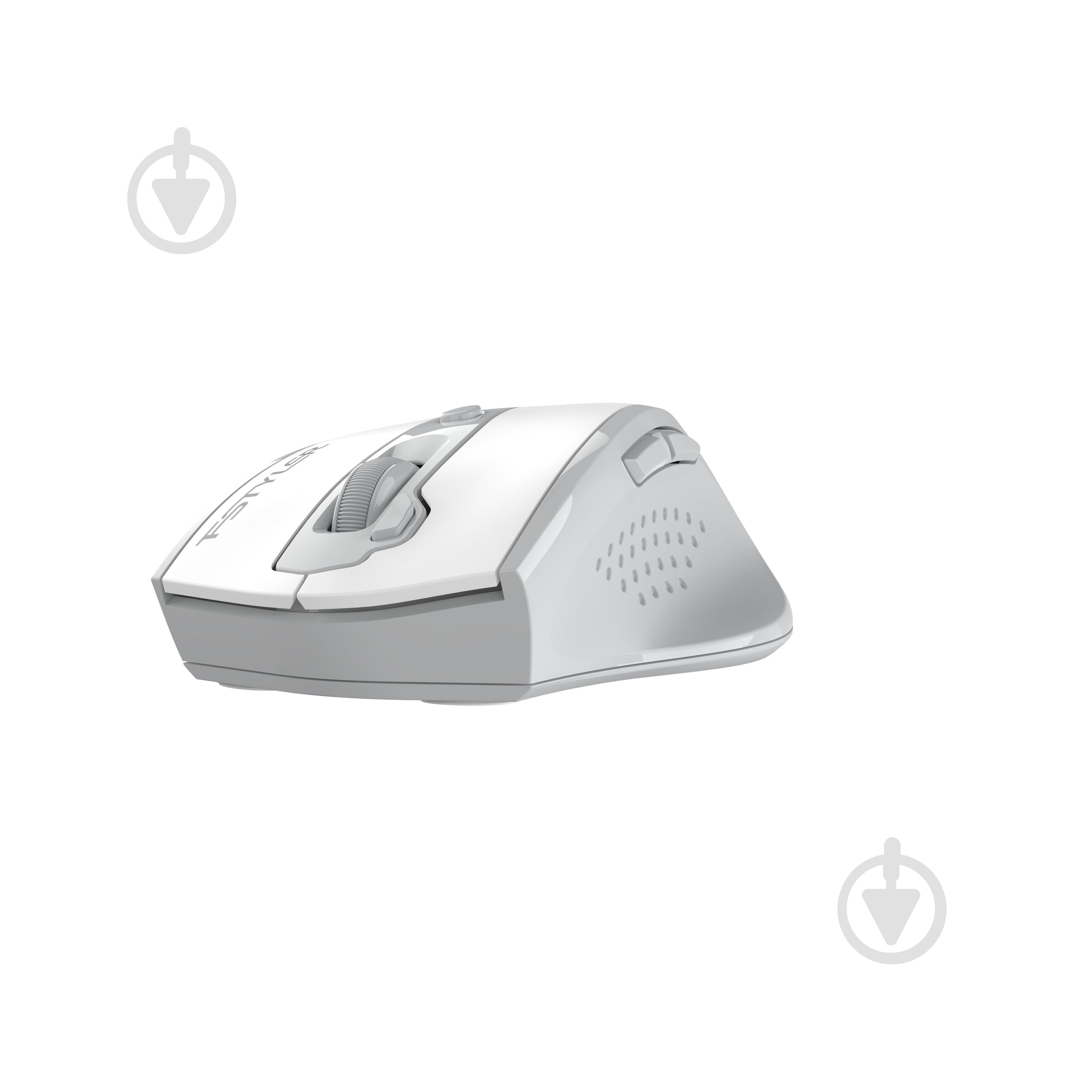 Мышка беспроводная A4Tech бесшумная, 3200 dpi, Double Click white (FG55S Plus (White)) - фото 6