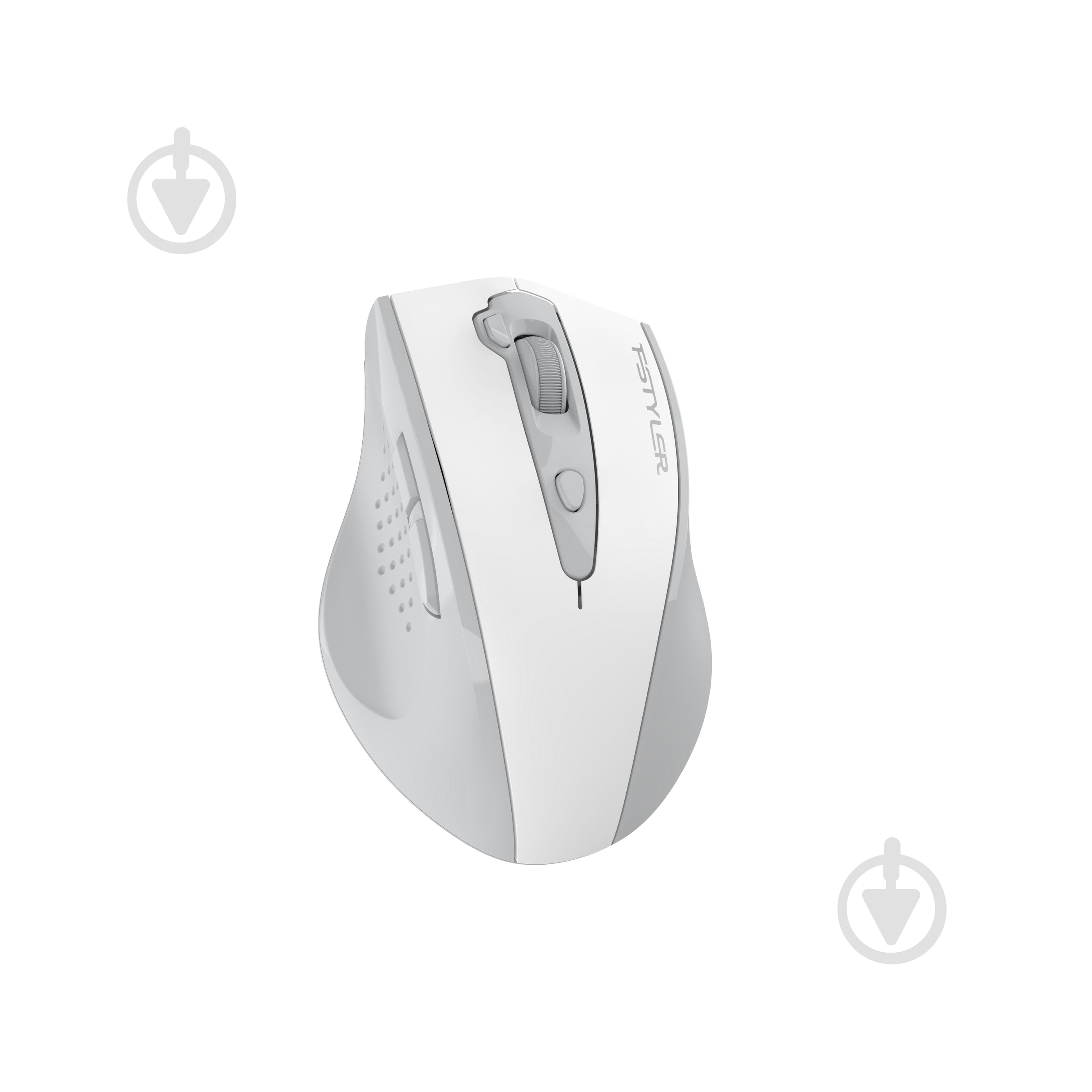 Мышка беспроводная A4Tech бесшумная, 3200 dpi, Double Click white (FG55S Plus (White)) - фото 9