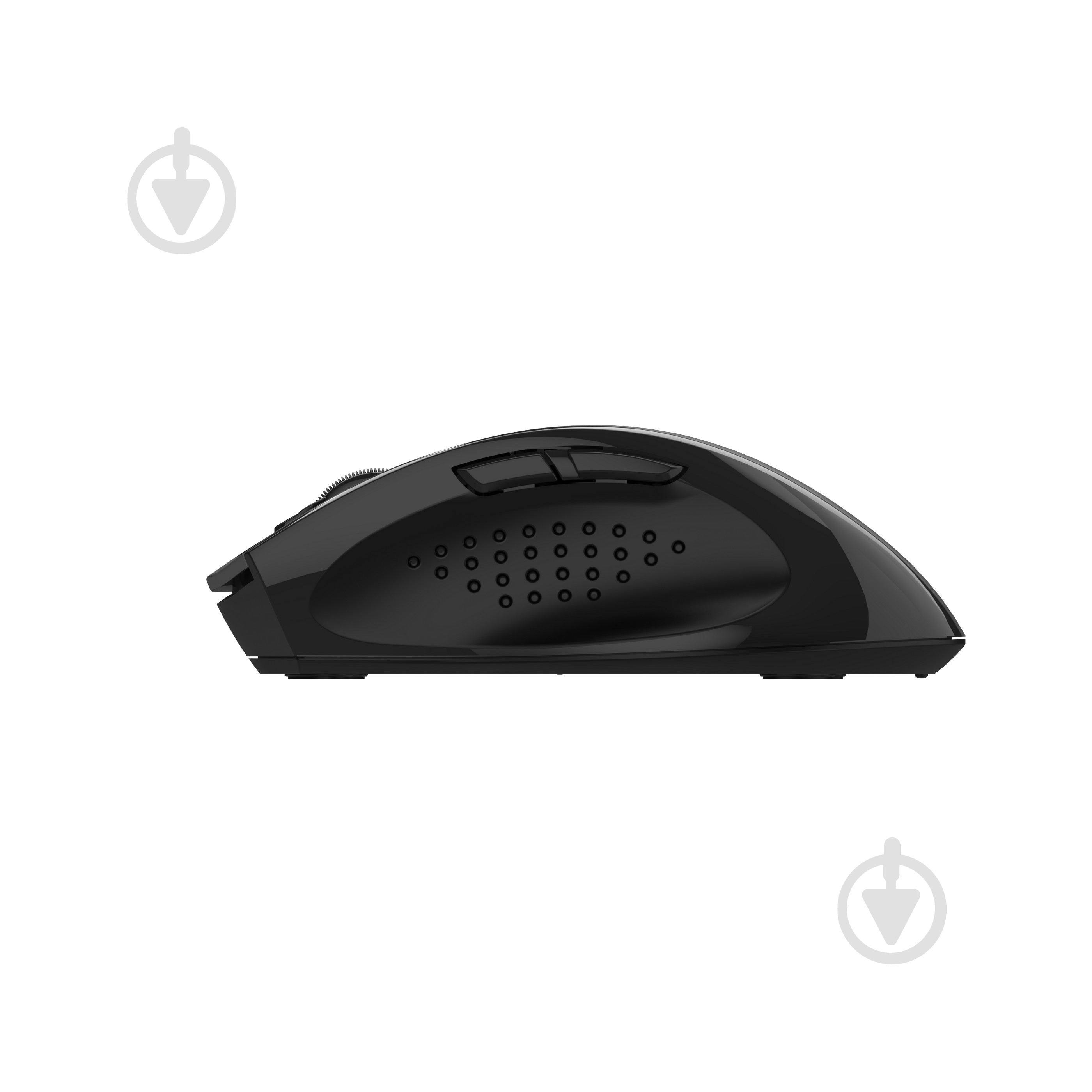 Мышка беспроводная A4Tech бесшумная, 3200 dpi, Double Click dark grey (FG55S Plus (Grey)) - фото 4