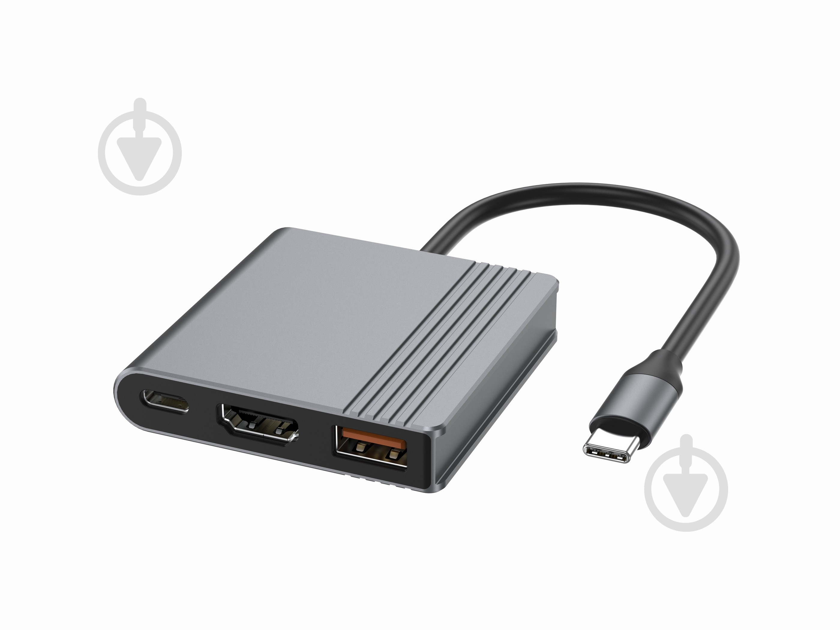 USB-хаб Cablexpert A-CM-COMBO3-05, USB-C 3-в-1 (USB/HDMI/PD) - фото 1