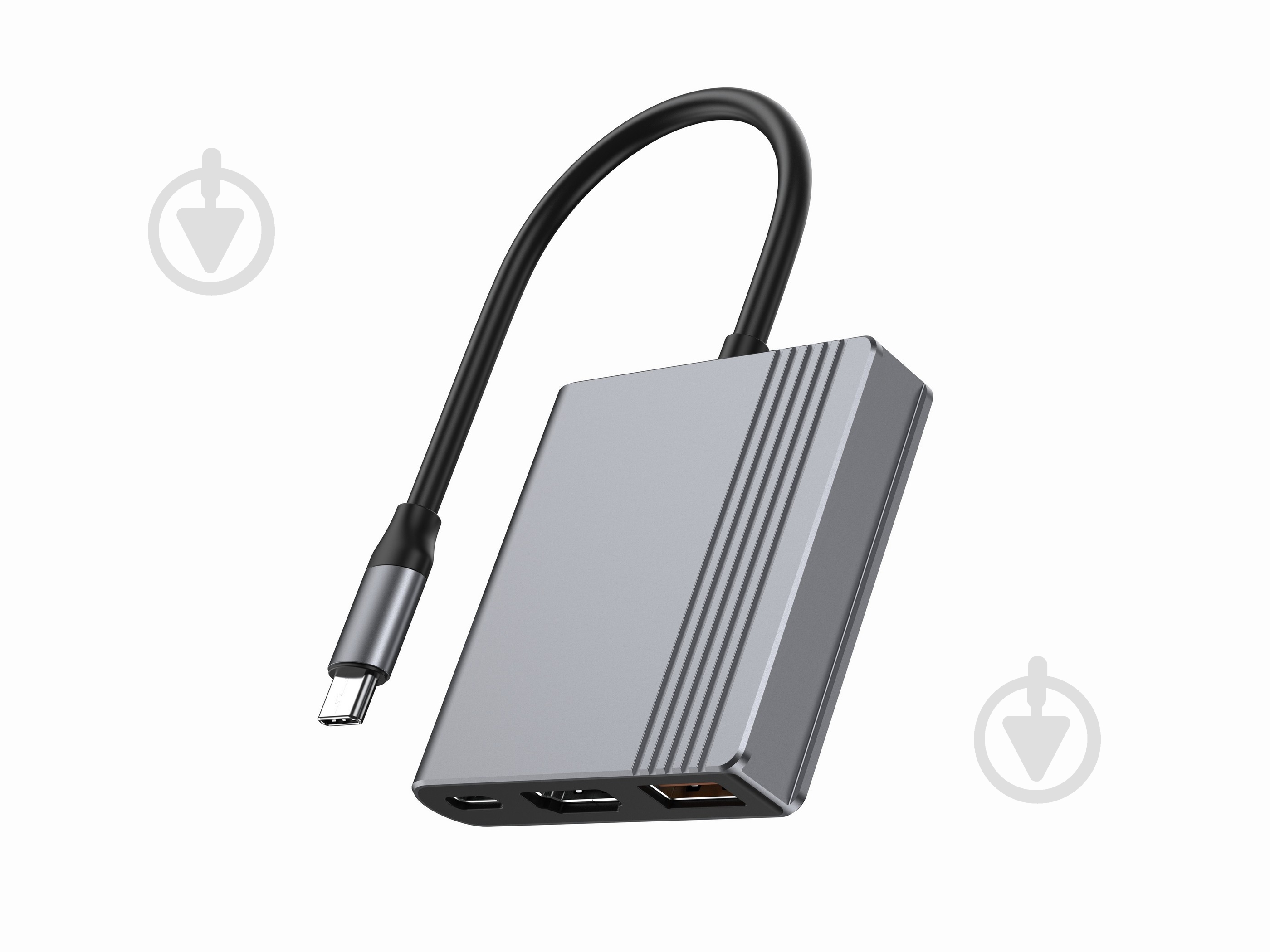 USB-хаб Cablexpert A-CM-COMBO3-05, USB-C 3-в-1 (USB/HDMI/PD) - фото 2