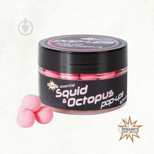 Плавающие бойлы Pop-Up Dynamite Baits FLURO - SQUID & OCTOPUS - 12MM 100 г кальмар/ осьминог - фото 1 Плавающие бойлы Pop-Up Dynamite Baits FLURO - SQUID & OCTOPUS - 12MM 100 г кальмар/ осьминог - фото 1