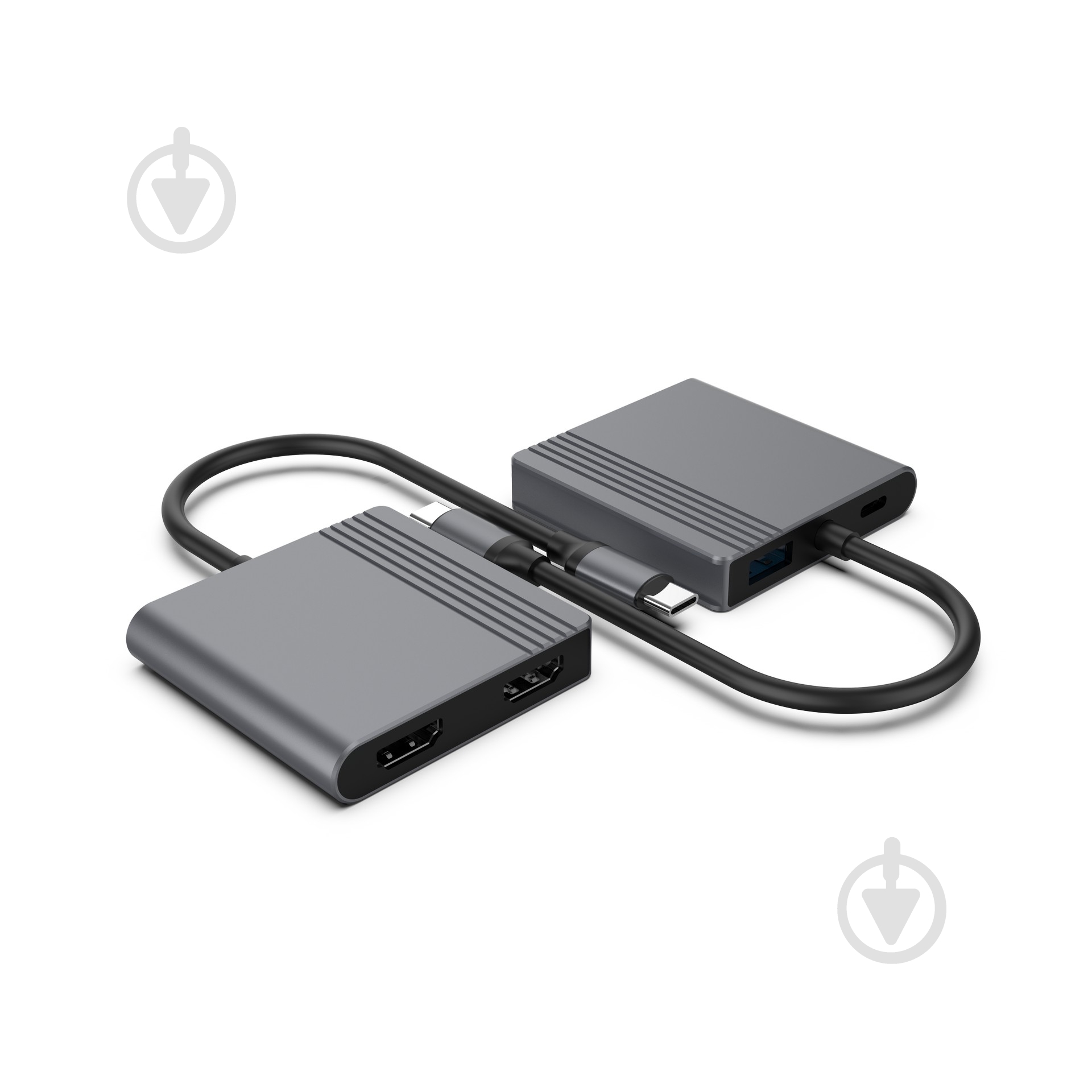 USB-хаб Cablexpert A-CM-COMBO3-04, USB-C 3-в-1 (USB/HDMI/PD) - фото 4