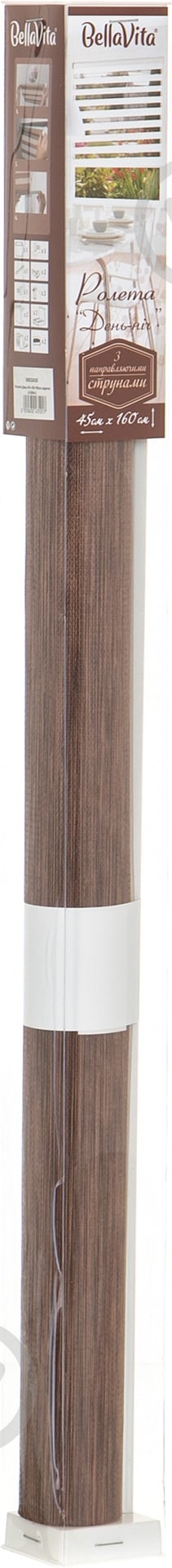 Ролета день-ніч Bella Vita JL3084-3 45x160 см коричнева - фото 7