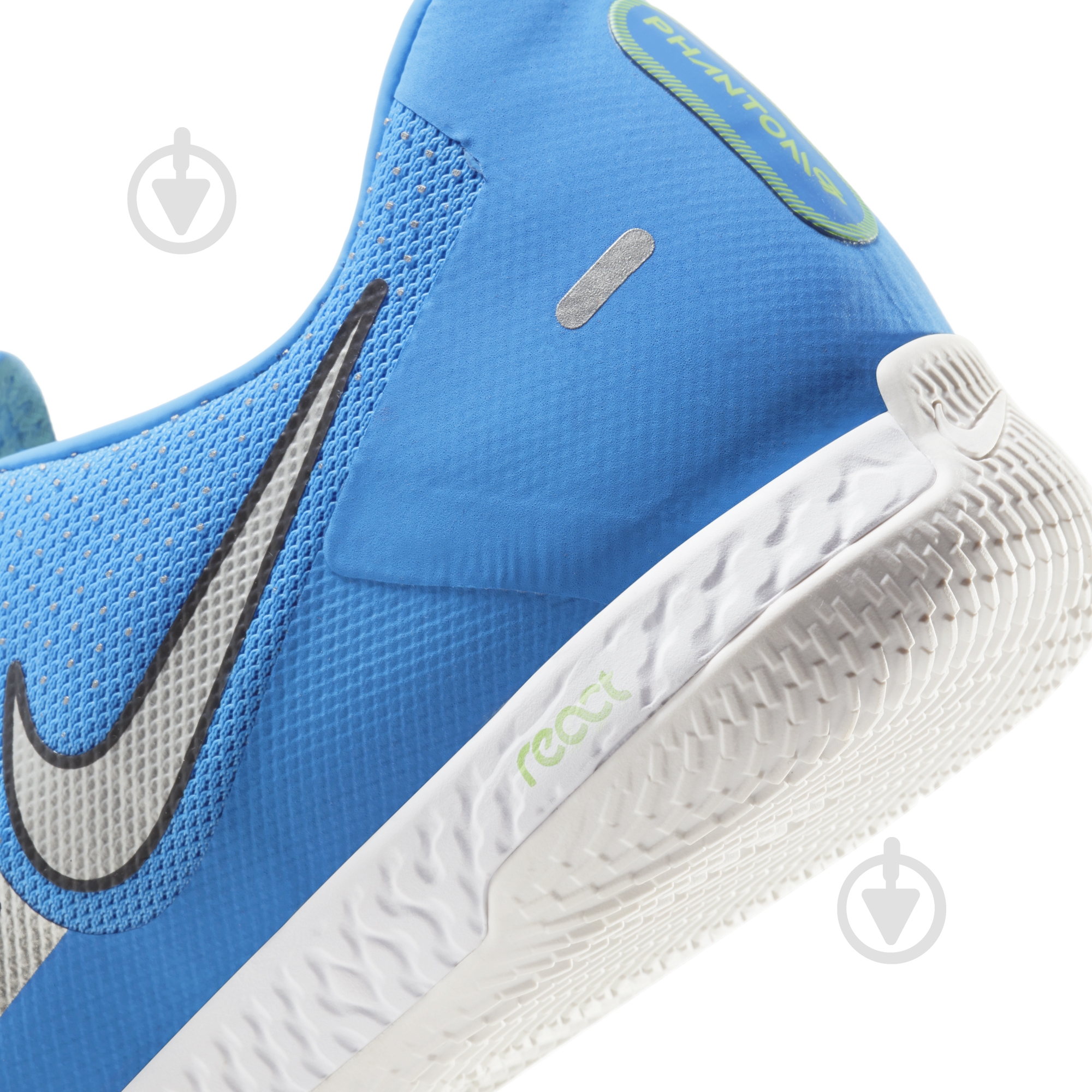 Футзальная обувь Nike REACT PHANTOM GT PRO IC CK8463-400 р.44,5 голубой - фото 10 Футзальная обувь Nike REACT PHANTOM GT PRO IC CK8463-400 р.44,5 голубой - фото 10