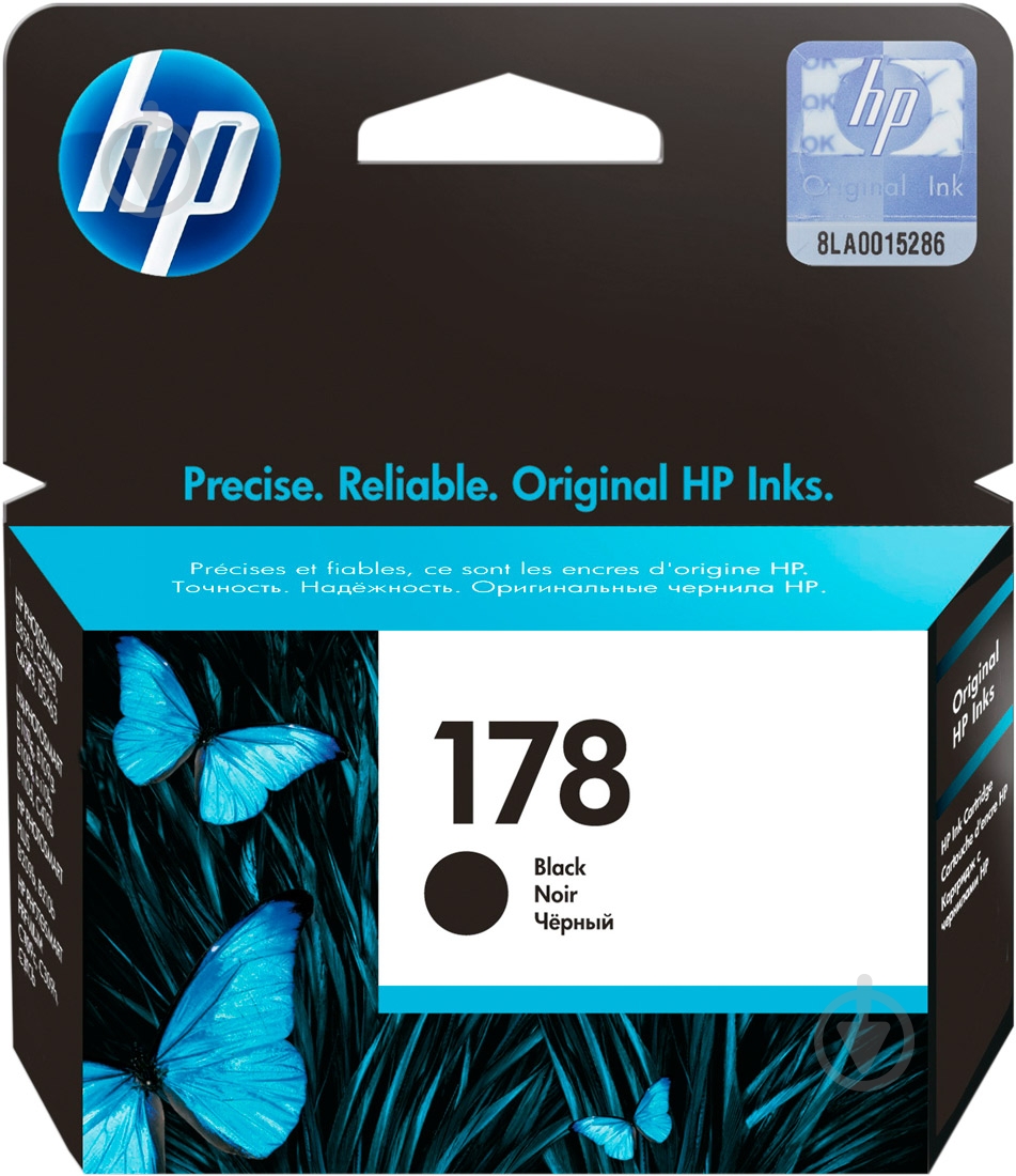 Картридж HP 178 CB316HE black - фото 1