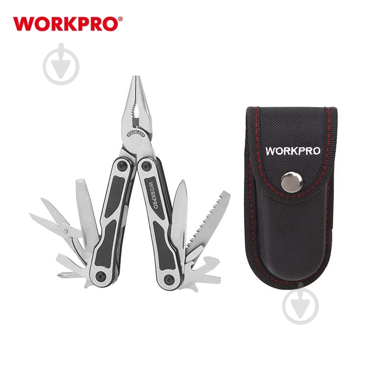 Мультитул WORKPRO 15-в-1 PRO WP382009 - фото 2