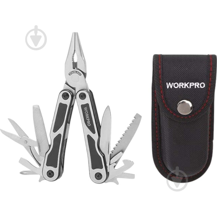 Мультитул WORKPRO 15-в-1 PRO WP382009 - фото 1