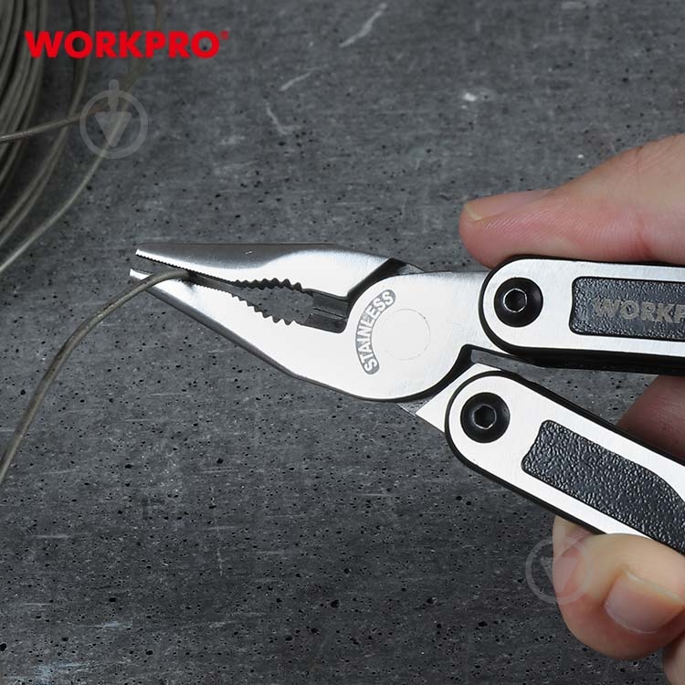 Мультитул WORKPRO 15-в-1 PRO WP382009 - фото 5