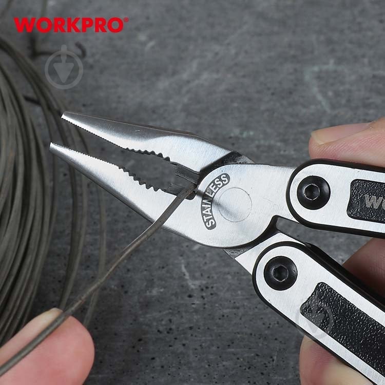Мультитул WORKPRO 15-в-1 PRO WP382009 - фото 6