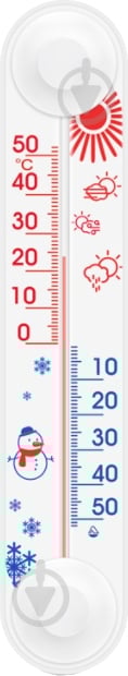 Термометр оконный Стеклоприбор ТВ-3М1 11 дмзайн и цвет в ассортименте - фото 8