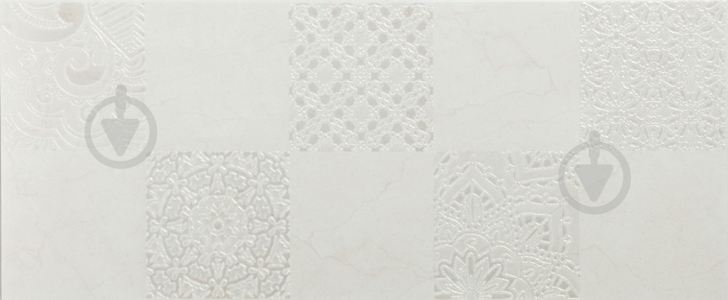 Декор Атем Marfil Pattern 25x60 - фото 1