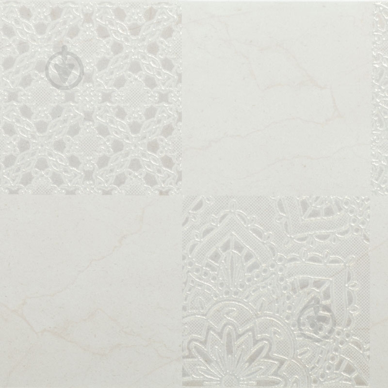 Декор Атем Marfil Pattern 25x60 - фото 2