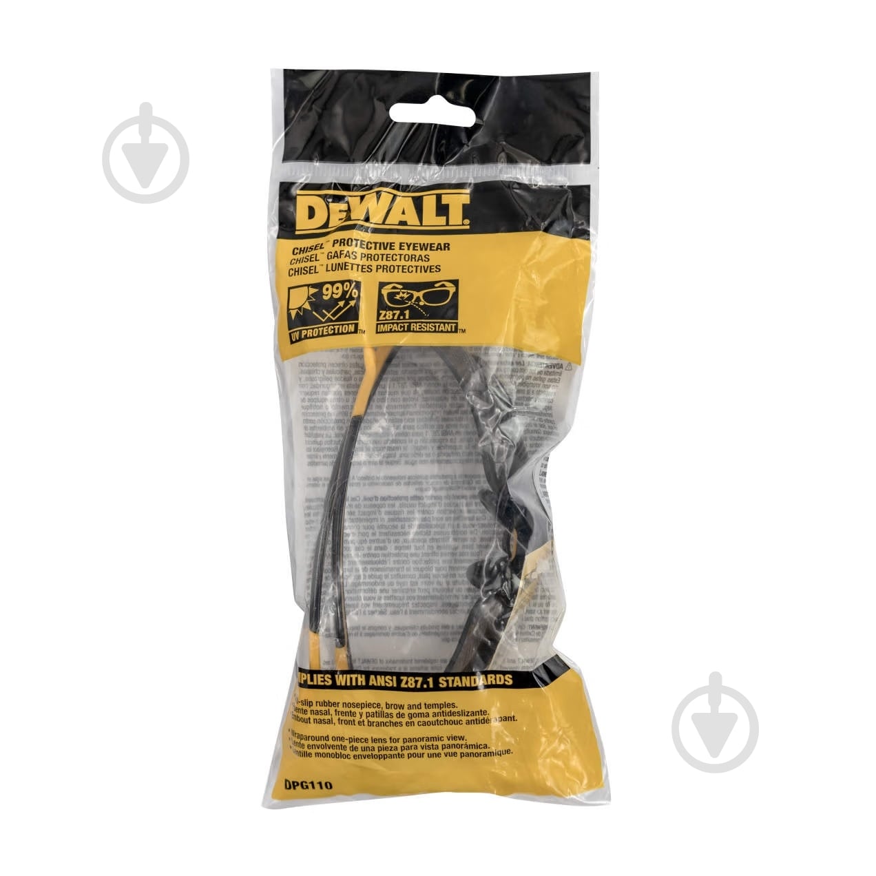 Очки защитные DeWalt DPG110-2D - фото 9 Очки защитные DeWalt DPG110-2D - фото 9