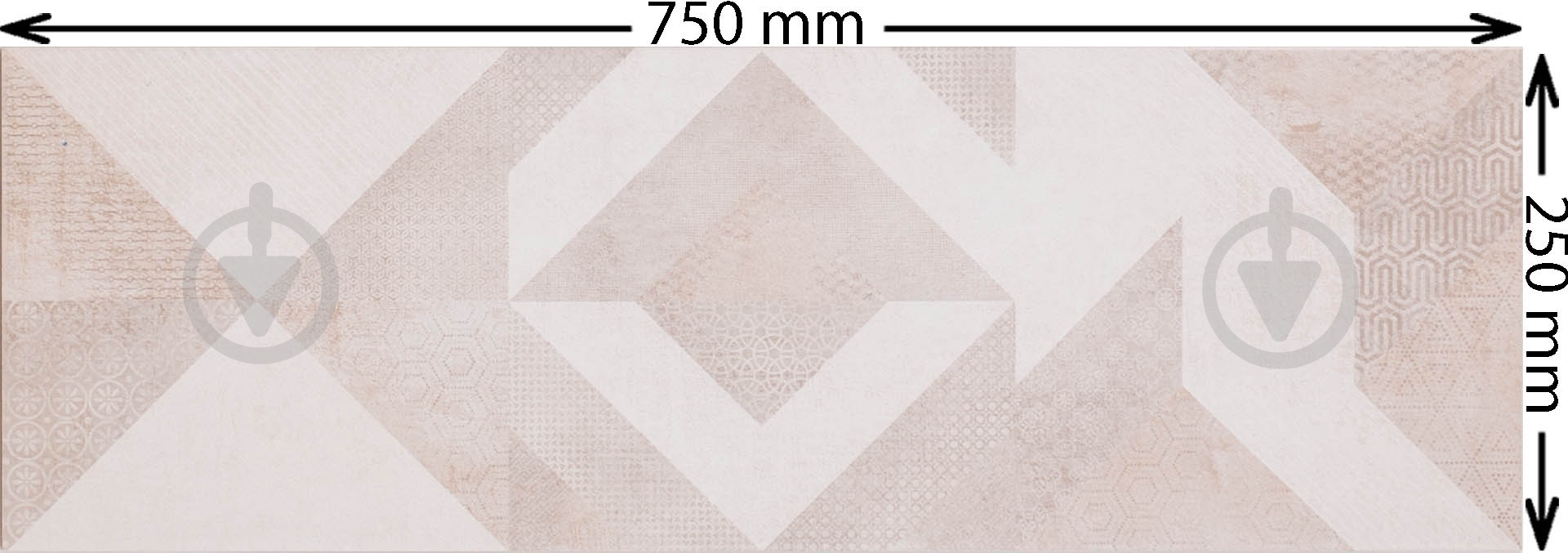 Плитка Атем Trinity R Pattern BM 25x75 - фото 5 Плитка Атем Trinity R Pattern BM 25x75 - фото 5