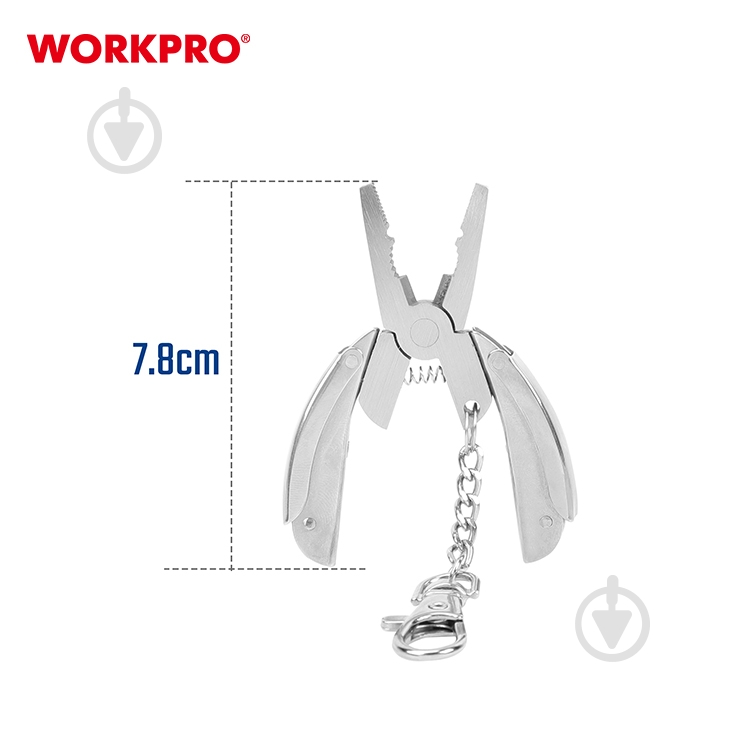 Мультитул-брелок WORKPRO 9-в-1 DYI WP382016 - фото 5