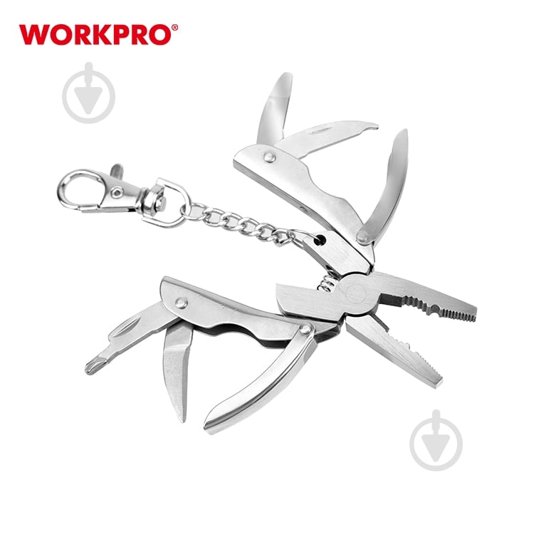 Мультитул-брелок WORKPRO 9-в-1 DYI WP382016 - фото 3