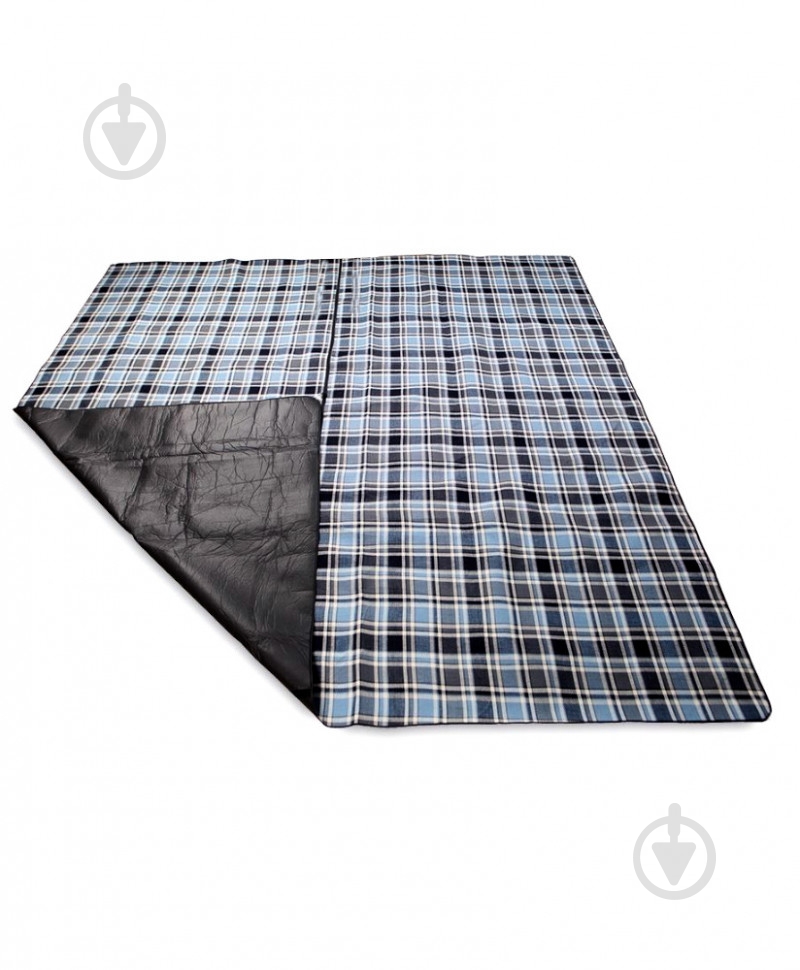 Килимок для пікніка Summit Waterproof Tartan Rug 150x130 см сірий - фото 2