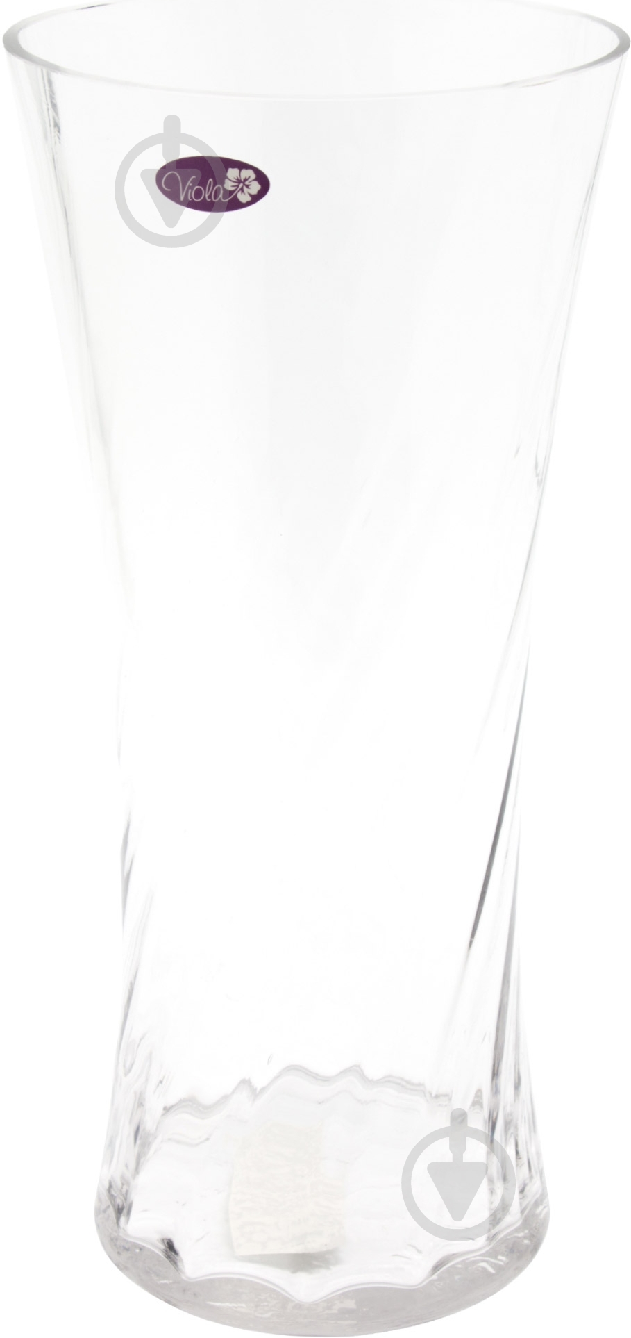 Ваза стеклянная Viola 31-108-035 35 см прозрачная 31-108-035 - фото 1