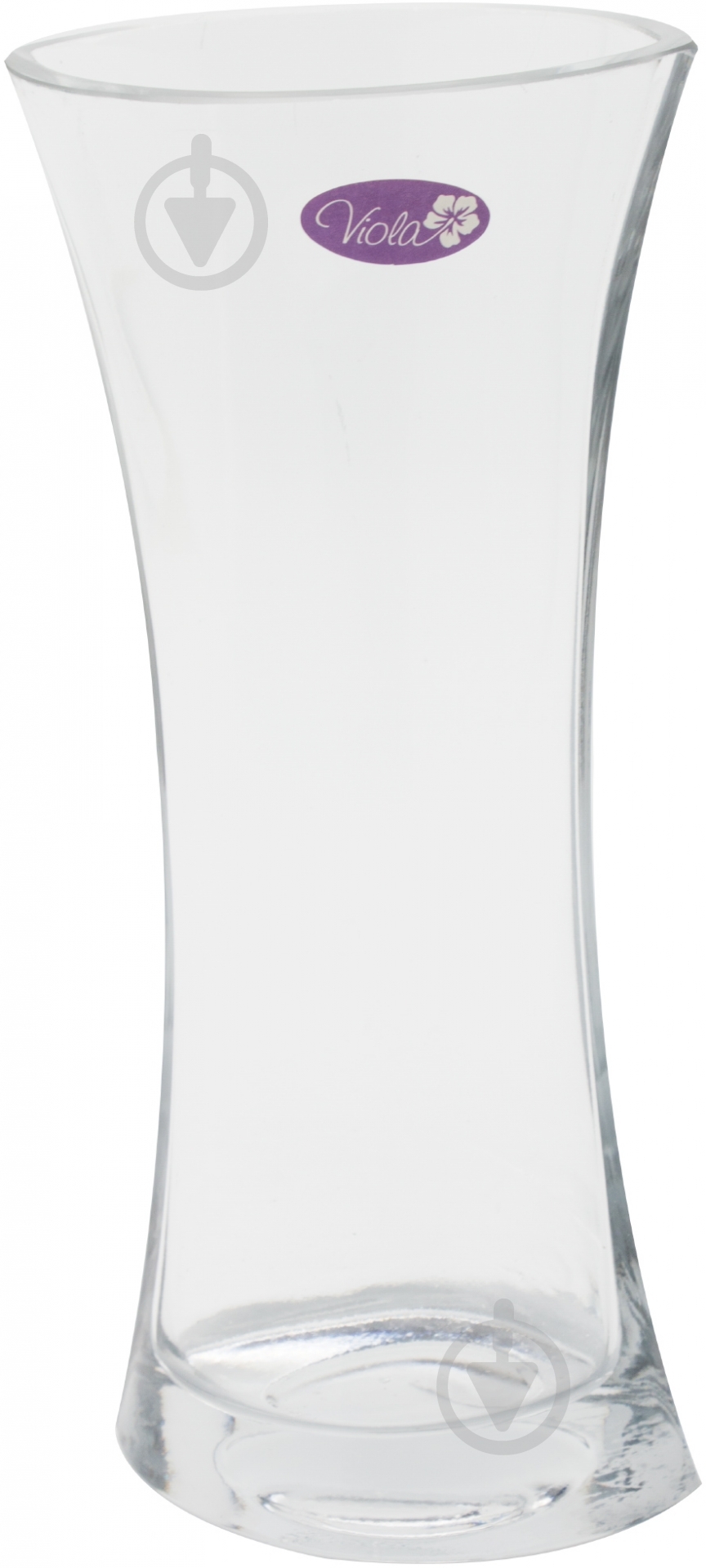 Ваза скляна Viola 31-108-037 25 см прозора 31-108-037 - фото 1