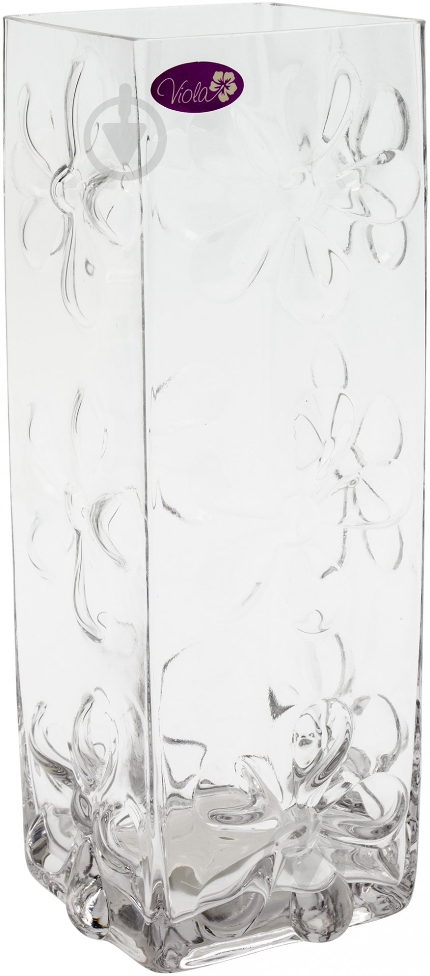 Ваза стеклянная Viola 33-108-003 30 см прозрачная 33-108-003 - фото 2