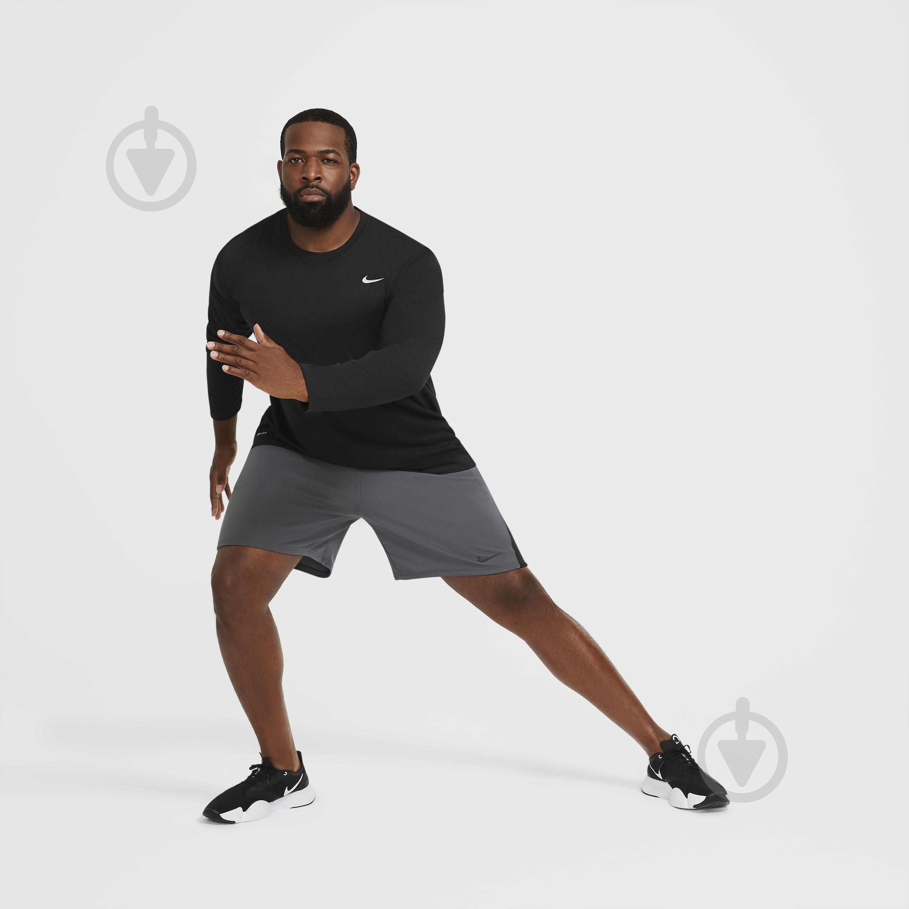 Шорты Nike M NK DF KNIT SHORT TRAIN CJ2007-068 р. XL серый - фото 16