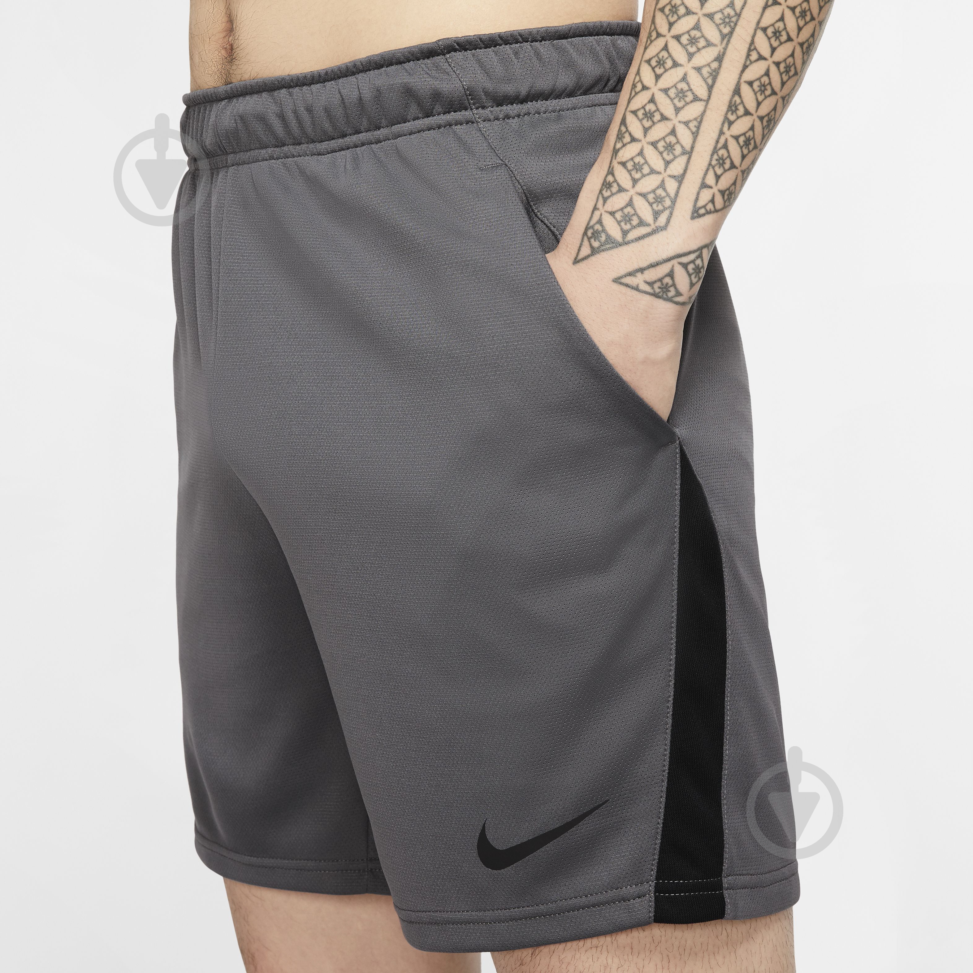 Шорты Nike M NK DF KNIT SHORT TRAIN CJ2007-068 р. XL серый - фото 7