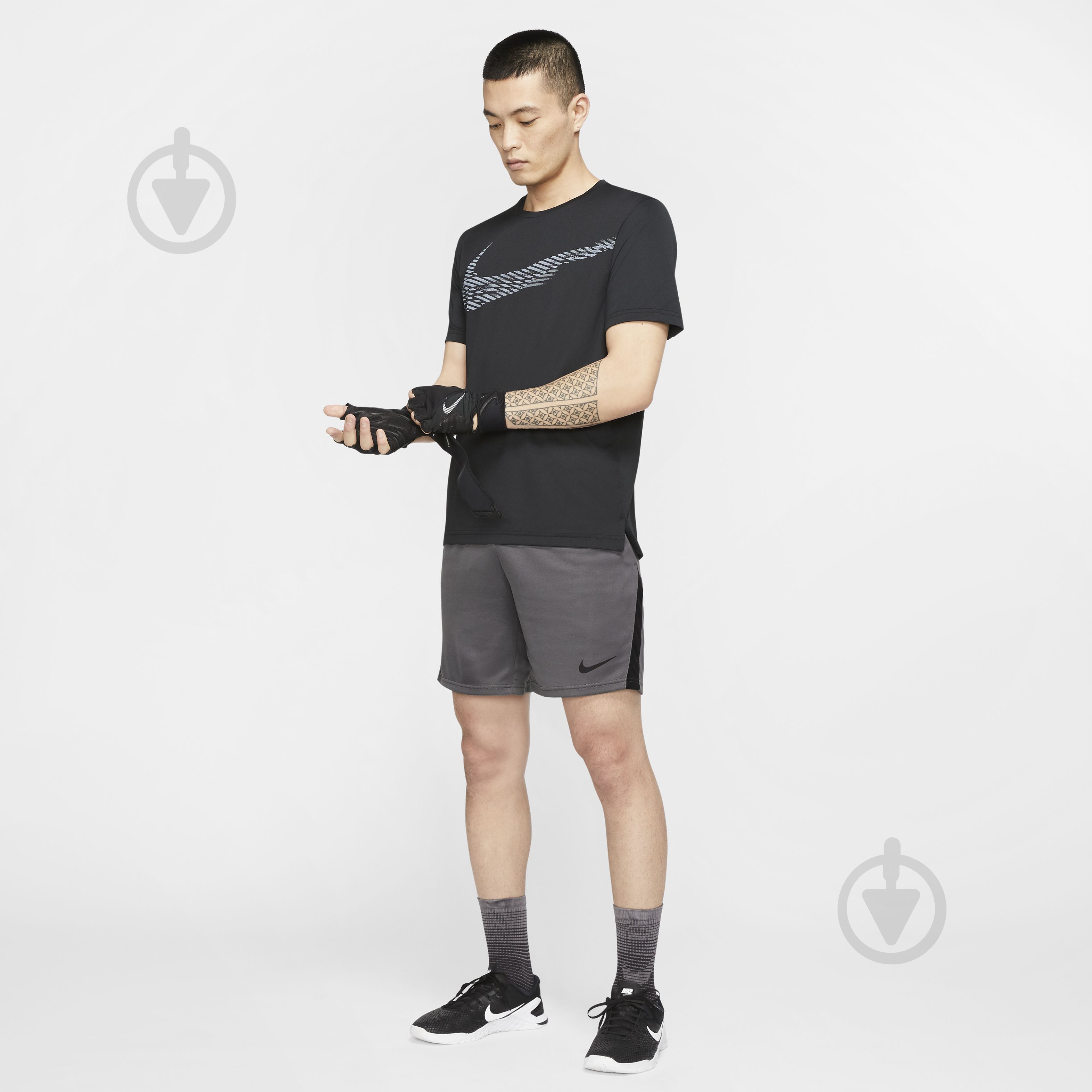 Шорты Nike M NK DF KNIT SHORT TRAIN CJ2007-068 р. XL серый - фото 9