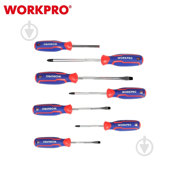 Набор отверток и головок WORKPRO PRO 56 пр. WP200518 - фото 4