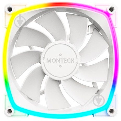 Корпусный кулер Montech RX120 PWM White - фото 1 Корпусный кулер Montech RX120 PWM White - фото 1