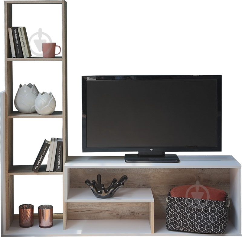 Стенка Этана Doros белый/дуб клондайк - фото 2 Стенка Этана Doros белый/дуб клондайк - фото 2