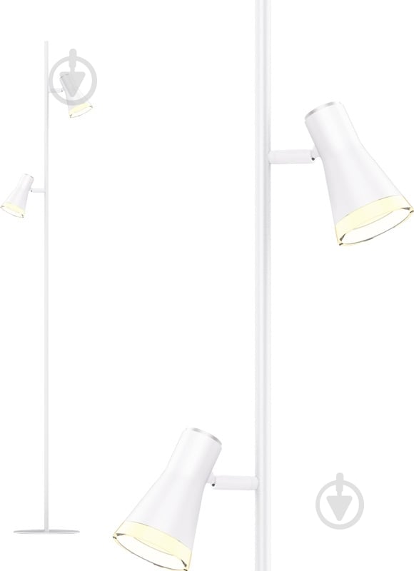 ВИТРИНА! Торшер Maxus Spot Light MSL-02F LED 4 Вт белый - фото 1 ВИТРИНА! Торшер Maxus Spot Light MSL-02F LED 4 Вт белый - фото 1