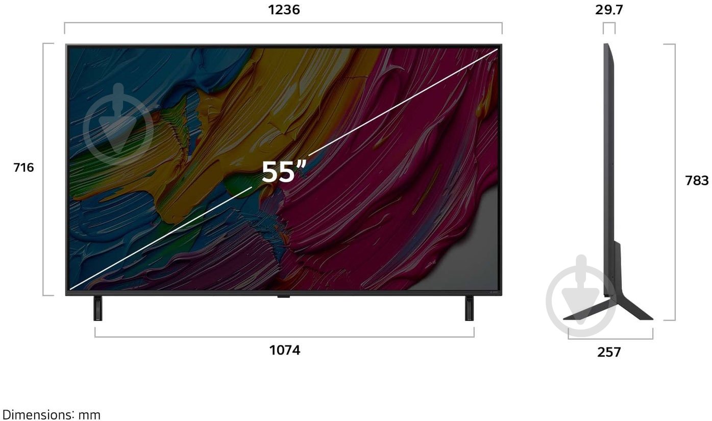 Телевізор LG 55QNED80A6A - фото 5
