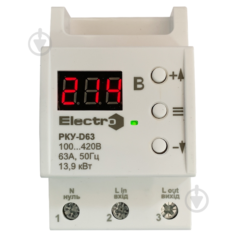 Реле напруги ElectrO RКUD63 - фото 4