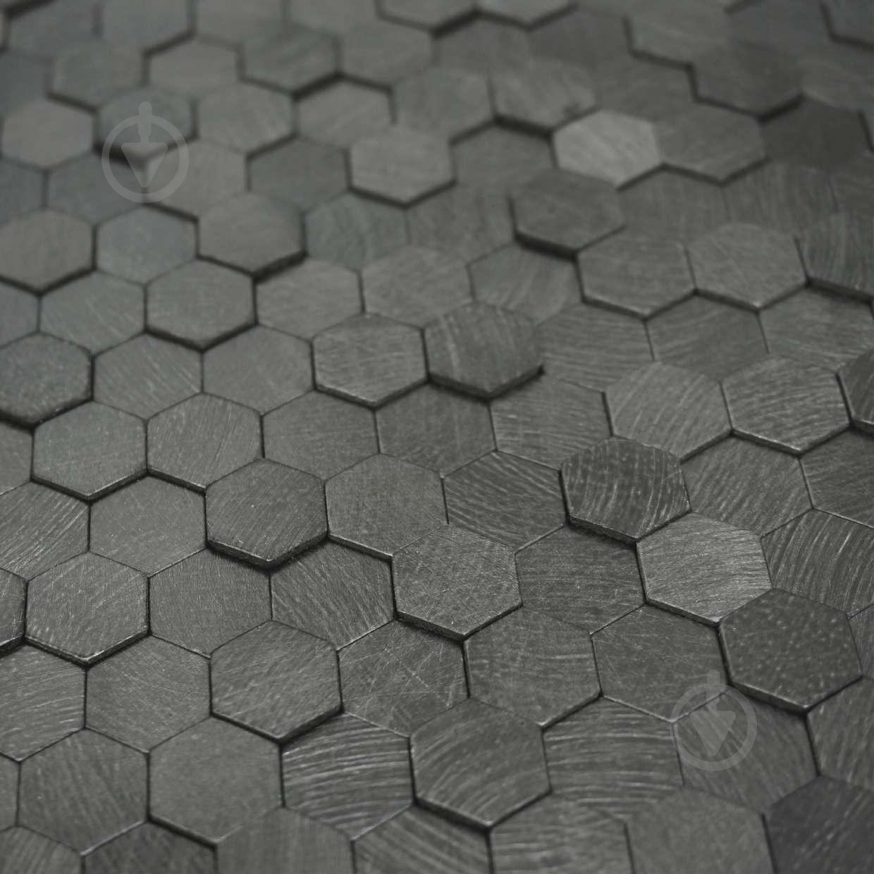 Декоративная панель EMERGO самоклеющая Hexagon 3D Чорный Home Inspire - фото 3 Декоративная панель EMERGO самоклеющая Hexagon 3D Чорный Home Inspire - фото 3
