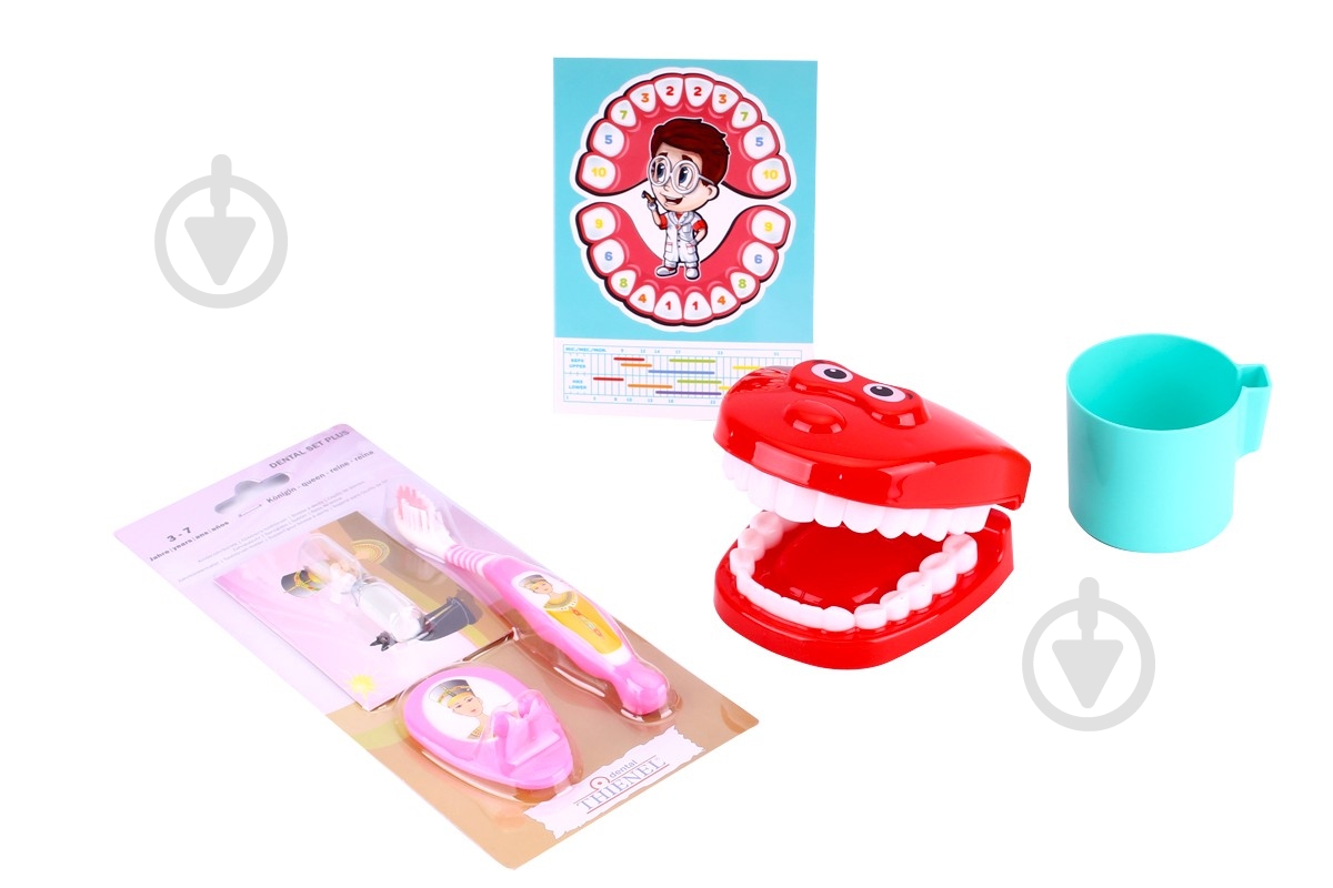 Ігровий набір ТехноК модель щелепи і зубна щітка 4470 - фото 2 Ігровий набір ТехноК модель щелепи і зубна щітка 4470 - фото 2
