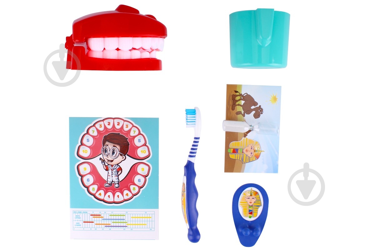 Ігровий набір ТехноК модель щелепи і зубна щітка 4470 - фото 3 Ігровий набір ТехноК модель щелепи і зубна щітка 4470 - фото 3