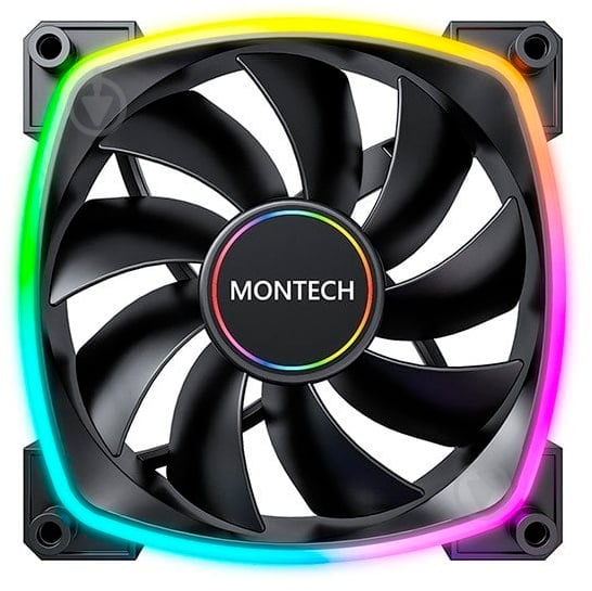 Корпусный кулер Montech AX140 PWM Black - фото 1 Корпусный кулер Montech AX140 PWM Black - фото 1