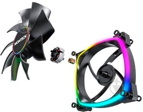 Корпусный кулер Montech AX140 PWM Black - фото 6 Корпусный кулер Montech AX140 PWM Black - фото 6