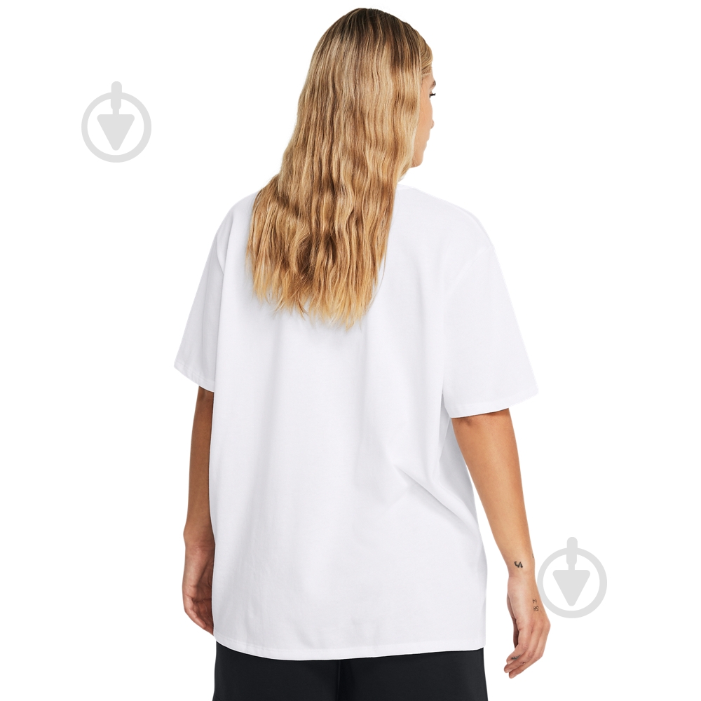 Футболка Under Armour HW Embroid Patch BFOS SS 1383045-100 р.M белый - фото 2