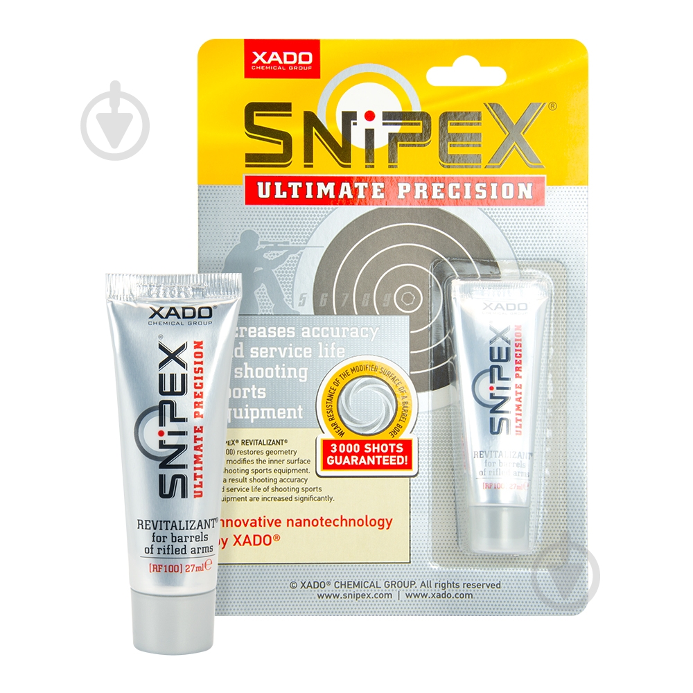 Ревіталізант SnipeX для каналу стволів стрілецького спорядження 27 мл (XA 10036_3) - фото 1 Ревіталізант SnipeX для каналу стволів стрілецького спорядження 27 мл (XA 10036_3) - фото 1
