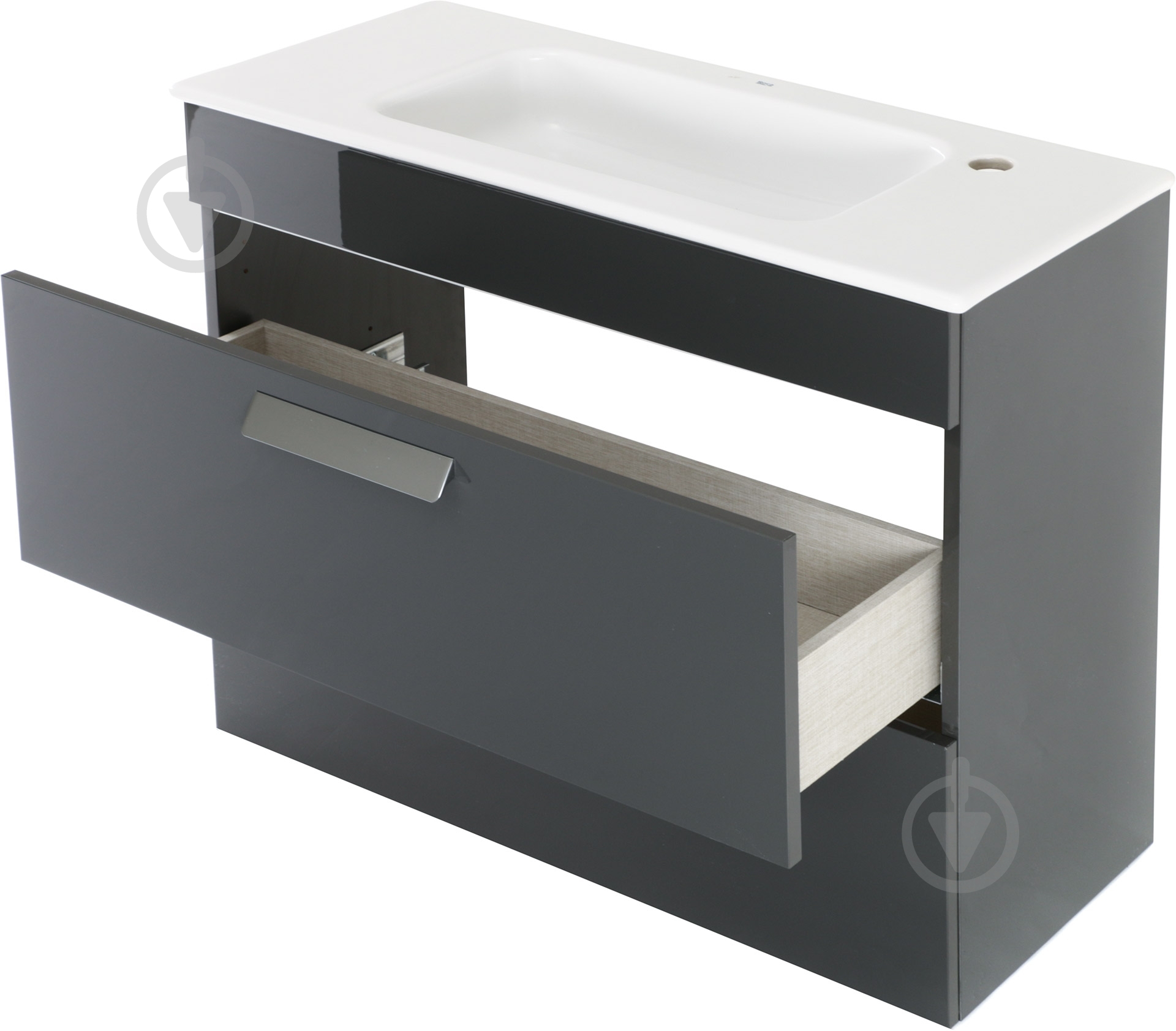 Тумба подвесная ROCA Debba 80 антрацит A855907153 - фото 4 Тумба подвесная ROCA Debba 80 антрацит A855907153 - фото 4