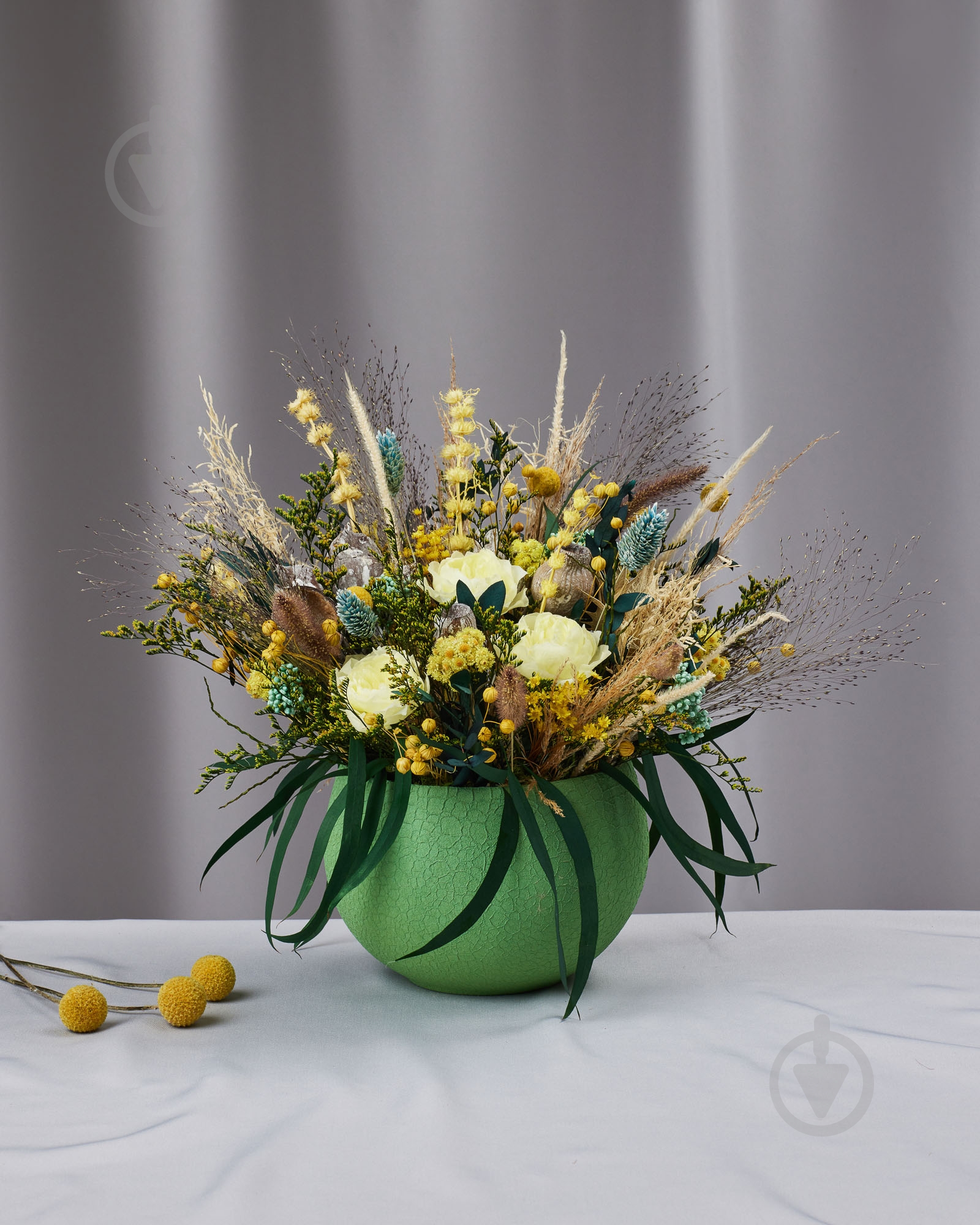 Композиция Floretta интерьерная в кашпо Солнечная романтика 20x20 см - фото 1