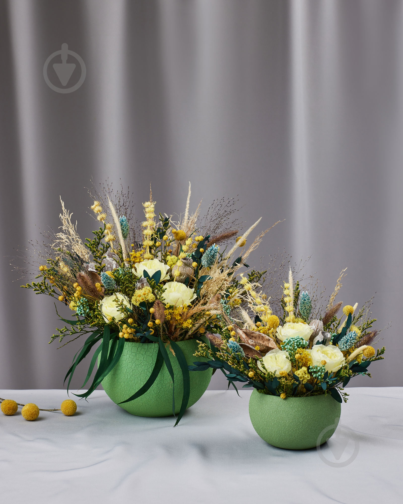 Композиция Floretta интерьерная в кашпо Солнечная романтика 20x20 см - фото 3