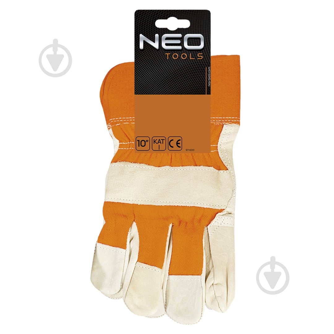 Перчатки NEO tools с покрытием кожа XL (10) 97-602 - фото 2