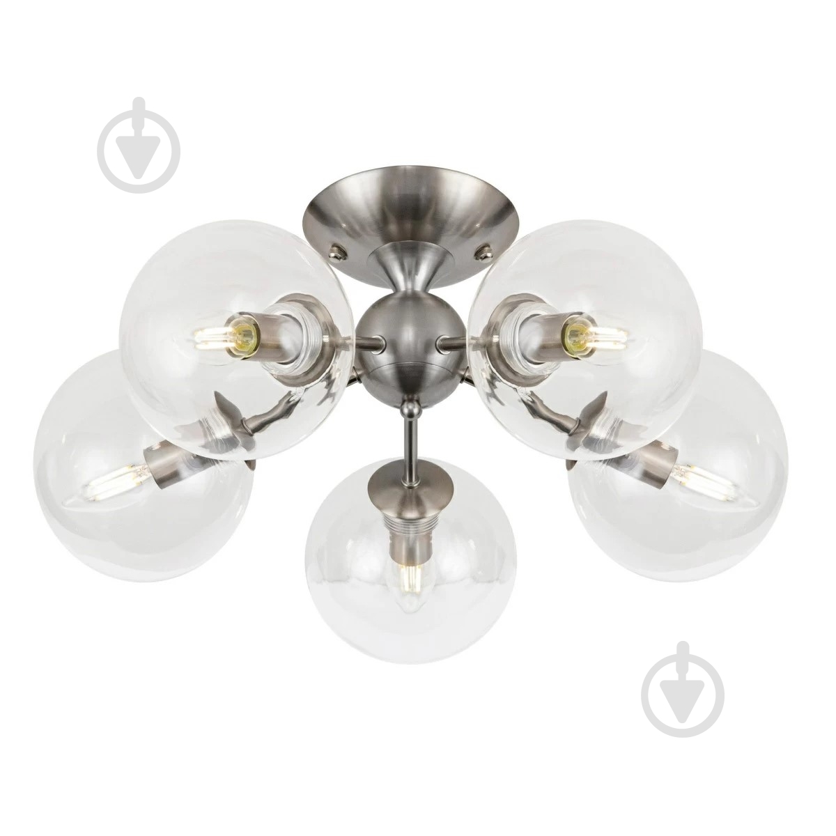 ВИТРИНА! Люстра потолочная Focus Light Buble 5x60 Вт E27 3301/5 хром - фото 1 ВИТРИНА! Люстра потолочная Focus Light Buble 5x60 Вт E27 3301/5 хром - фото 1
