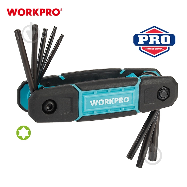 Набор ключей шестигранных WORKPRO TORX CR-V PRO WP222030 - фото 3 Набор ключей шестигранных WORKPRO TORX CR-V PRO WP222030 - фото 3