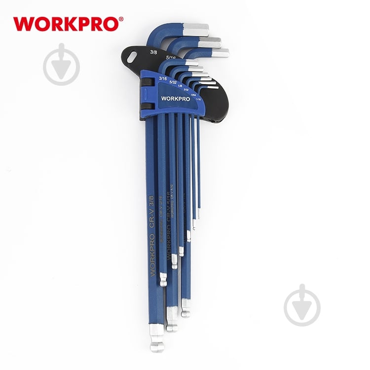 Набір ключів шестигранних WORKPRO WP222011 - фото 3 Набір ключів шестигранних WORKPRO WP222011 - фото 3