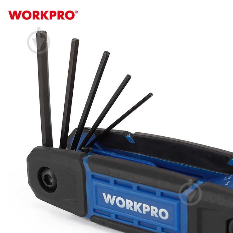 Набір ключів шестигранних WORKPRO HEX CR-V PRO WP222028 - фото 4 Набір ключів шестигранних WORKPRO HEX CR-V PRO WP222028 - фото 4