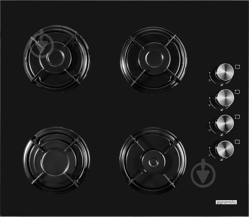 Варочная поверхность газовая Pyramida PSG 642 BL - фото 1 Варочная поверхность газовая Pyramida PSG 642 BL - фото 1